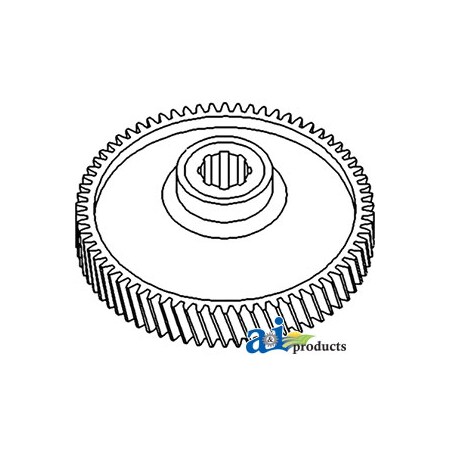 A & I Products Gear, PTO Driven (1000 RPM) 12" x11.1" x5.4" A-E0NNA726BA
